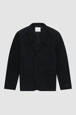 Arte Antwerp Blazer rayé - Marine Best Sale