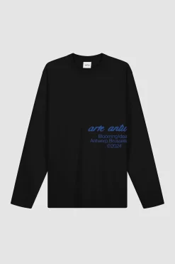 Arte Antwerp Blooming Ideas Longsleeve - Noir Flash Sale