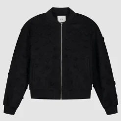 Arte Antwerp Blouson bombardier à fleurs - Noir Cheap