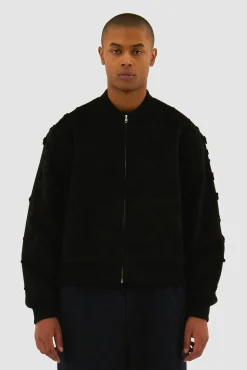 Arte Antwerp Blouson bombardier à fleurs - Noir Cheap
