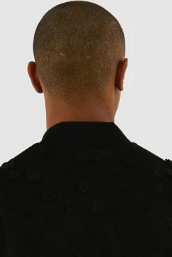 Arte Antwerp Blouson bombardier à fleurs - Noir Cheap