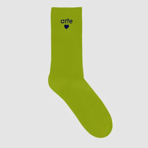 Arte Antwerp Chaussettes à cœur Basic Arte - Vert clair vertclair New