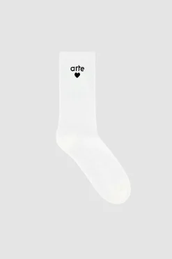 Arte Antwerp Chaussettes à cœur Basic Arte - hes blanc Cheap