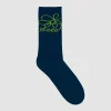 Arte Antwerp Chaussettes à logo fleuri - Marine Best Sale