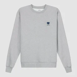 Arte Antwerp Col ras du cou fleuri - Gris Discount