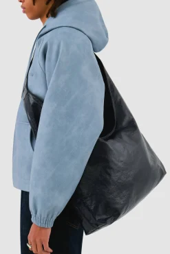 Arte Antwerp Grand sac brillant - Marine Cheap