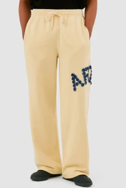Arte Antwerp Pantalon à fleurs en crochet - Crème Store