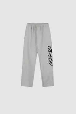 Arte Antwerp Pantalon à logo Script - Gris Clearance