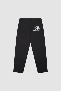 Arte Antwerp Pantalon à poches brodées - Noir New