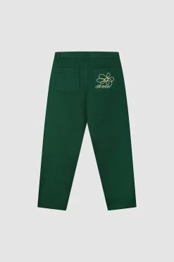 Arte Antwerp Pantalon à poches brodées - vert Online
