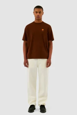 Arte Antwerp Pantalon à poches brodées - Crème Cheap