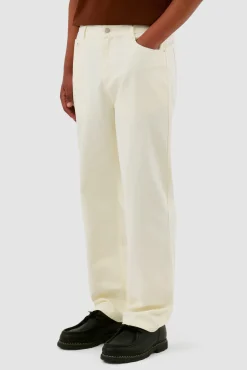 Arte Antwerp Pantalon à poches brodées - Crème Cheap