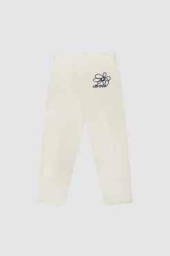 Arte Antwerp Pantalon à poches brodées - Crème Cheap