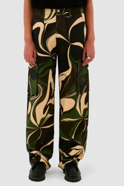 Arte Antwerp Pantalon cargo camouflage - Imprimé Kaki Flash Sale