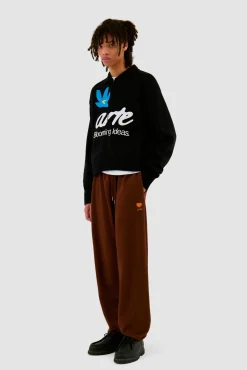 Arte Antwerp Pantalon de survêtement Heart Flower - marron Best