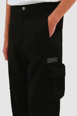 Arte Antwerp Pantalon en coton à poches 3D - Noir Best Sale