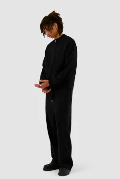 Arte Antwerp Pantalon Flower Tape - Noir Sale
