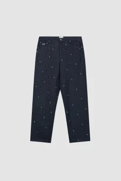 Arte Antwerp Pantalon Loose Heart - Navy Marine Cheap