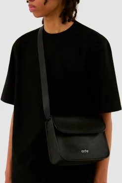 Arte Antwerp Petit sac en cuir - Noir Best Sale