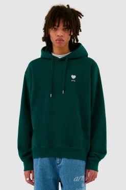 Arte Antwerp Sweat à capuche avec fleur en forme de cœur - vert Best Sale