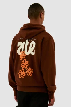 Arte Antwerp Sweat à capuche Blooming Ideas - marron Sale