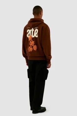 Arte Antwerp Sweat à capuche Blooming Ideas - marron Sale