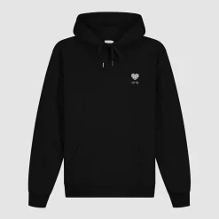 Arte Antwerp Sweat à capuche Heart Flower - Noir Cheap