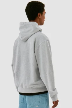 Arte Antwerp Sweat à capuche zippé brodé - Gris Best Sale