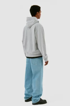 Arte Antwerp Sweat à capuche zippé brodé - Gris Best Sale