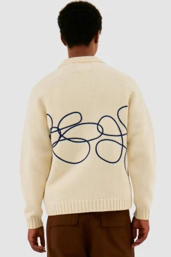 Arte Antwerp Tricot avec logo fleuri - Crème Hot