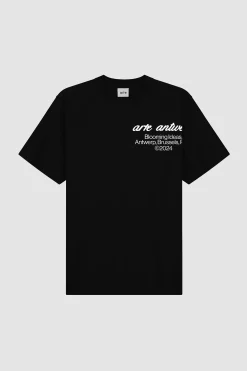 Arte Antwerp T-shirt à manches Blooming Ideas - Noir Online