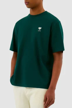Arte Antwerp T-shirt avec logo en forme de cœur - vert Clearance