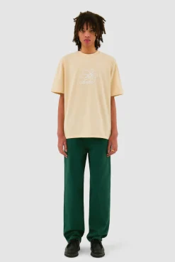Arte Antwerp T-shirt brodé de fleurs - Crème Cheap