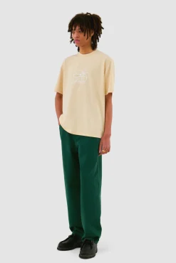 Arte Antwerp T-shirt brodé de fleurs - Crème Cheap