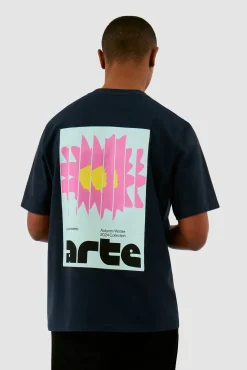 Arte Antwerp T-shirt Flower Poster - Marine Shop