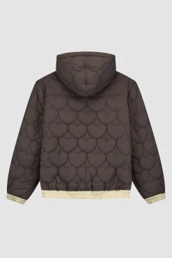 Arte Antwerp Veste à capuche réversible - Crème Cheap