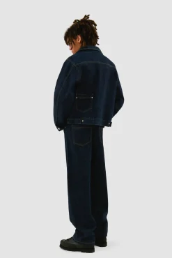 Arte Antwerp Veste en jean - Denim brut Marine Shop