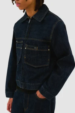 Arte Antwerp Veste en jean - Denim brut Marine Shop