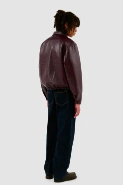 Arte Antwerp Veste en PU vernie - Rouge Online