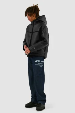 Arte Antwerp Veste en shearling - Noir Hot