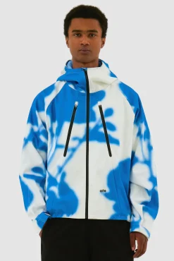 Arte Antwerp Veste technique Blue Flower - Blanc/ Bleu Shop