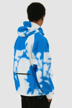 Arte Antwerp Veste technique Blue Flower - Blanc/ Bleu Shop