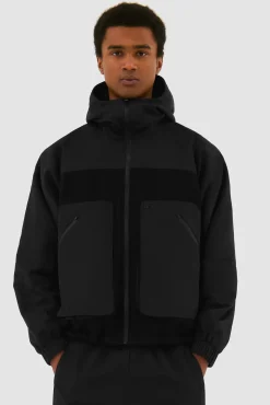 Arte Antwerp Veste technique en laine - Noir Discount